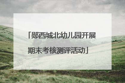 郧西城北幼儿园开展期末考核测评活动