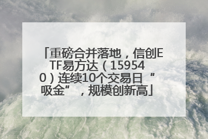重磅合并落地，信创ETF易方达（159540）连续10个交易日“吸金”，规模创新高