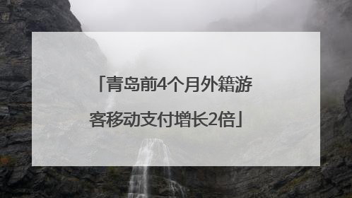 青岛前4个月外籍游客移动支付增长2倍