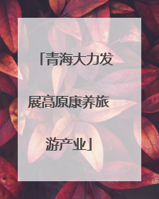 青海大力发展高原康养旅游产业