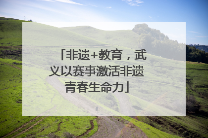非遗+教育，武义以赛事激活非遗青春生命力