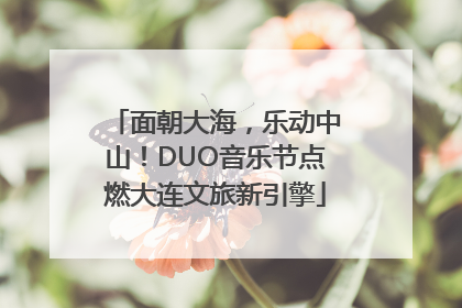 面朝大海，乐动中山！DUO音乐节点燃大连文旅新引擎