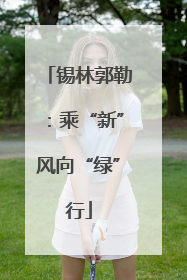 锡林郭勒：乘“新”风向“绿”行