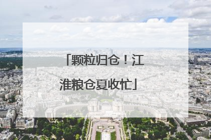 颗粒归仓！江淮粮仓夏收忙