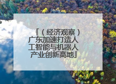 （经济观察）广东加速打造人工智能与机器人产业创新高地