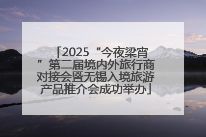 2025“今夜梁宵”第二届境内外旅行商对接会暨无锡入境旅游产品推介会成功举办