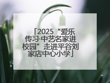 2025“爱乐传习·中艺名家进校园”走进平谷刘家店中心小学