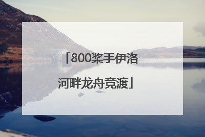 800桨手伊洛河畔龙舟竞渡